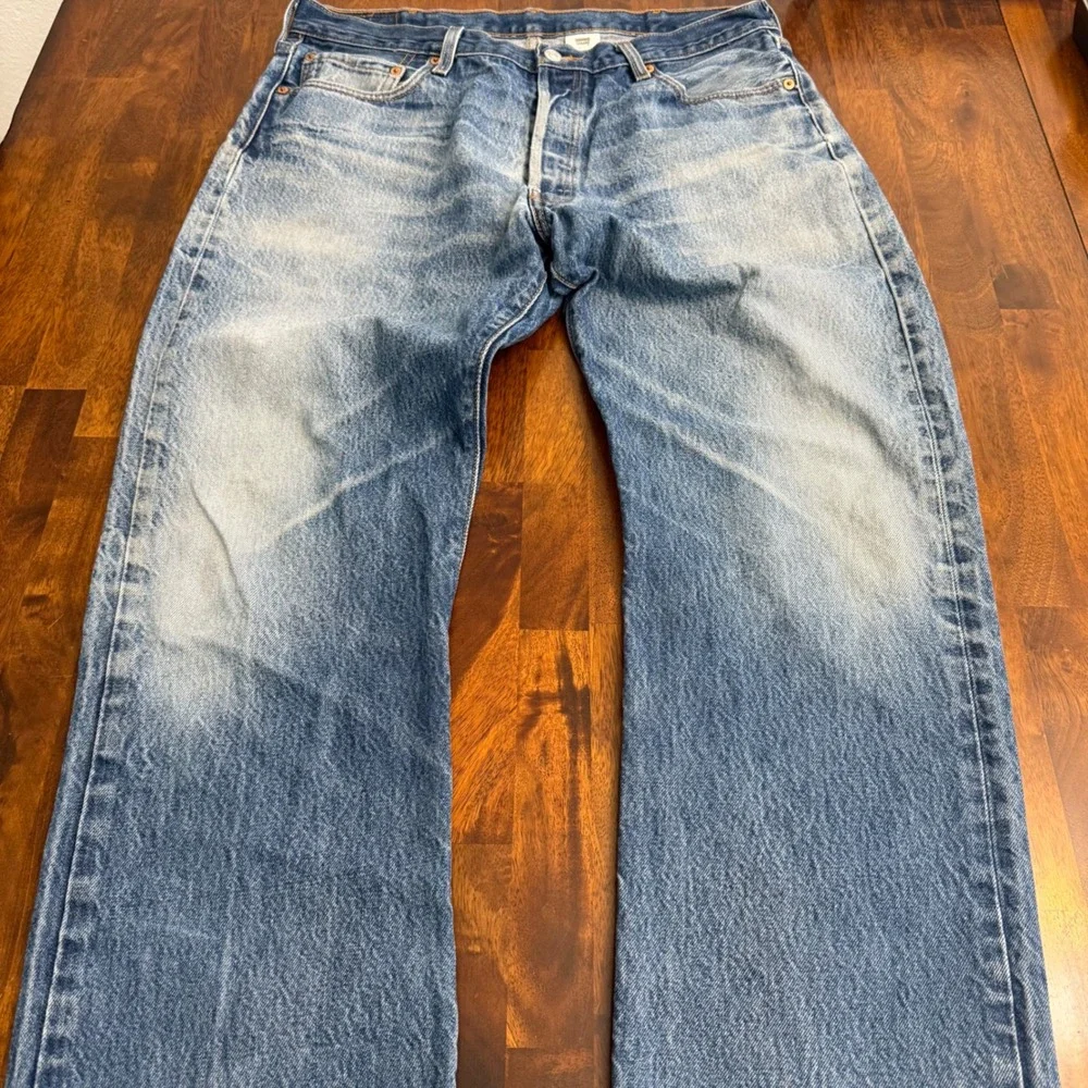 Levis 501XX Mens Vintage 38x32 (36x29) Blue Straight Leg Jeans‎ Y2K Button Fly